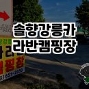 여름의 추억을 담은 솔향강릉카라반캠핑장