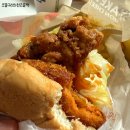 롯데리아안양점 | 안양 롯데리아 안양비산점 오징어 얼라이브 매운맛 세트 배달 후기