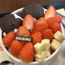 설빙 | 설빙 생딸기요거초코볼설빙 후기｜상큼한 딸기 빙수 추천
