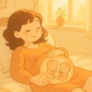 배용미용실 | 쌍둥이 임신 24주차 | 배크기, 태동, 미용실 파마 후기