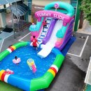 마지초등학교 | 광주 병설유치원 물놀이 + 담양 동호회 행사 🌊 소형·대형 워터슬라이드 대여 후기 | 예스바운스