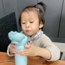 400052 | 유아물병 유아텀블러 누비 스텐 원터치 물병 사용하고 있어요
