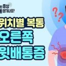 오른쪽 윗배 통증 급성 담낭염 및 원인쓸개 위치 이미지