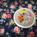 마음 쉼, 프랑스 자수 이미지