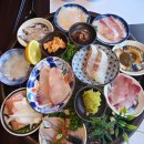 공원옆숙성회 | 잠실새내 맛집 회식 룸 완비 스끼다시 넉넉한 남해물고기 다시마 숙성회 한상세트