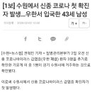 [1보] 수원에서 신종 코로나 첫 확진자 발생…우한서 입국한 43세 남성 이미지