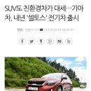 SUV도 친환경차가 대세…기아차, 내년 '셀토스' 전기차 출시 이미지