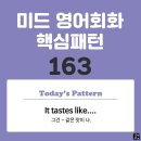 [중급편 163] &#39;It tastes / like ~&#39;(그건 ~ 같은 맛이 나) 이미지