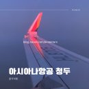 아시아나항공 oz323/oz324 중국 청두 좌석 기내식 후기