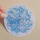 힐링 아트 젠탱글 이미지