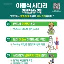 건설기초안전교육_이동식 사다리 작업수칙 이미지