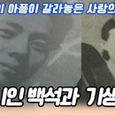 천재시인 백석과 기생 자야 이미지