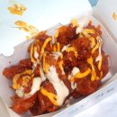 맘스터치 핫치즈 싸이 순살 치킨 내돈내산 간단 맛 후기