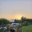 CU 동검행복점 | 바다 뷰 노을맛집 인천 강화도 검디 관광농원 캠핑장 가족 2박3일 파쇄석 노을 사이트 보다 데크 사자...