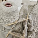 쁘띠메리 | 쁘띠니트 지퍼스웨터 후기 (라라뜨개 메리오트밀)