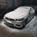 F10 520d 14년식 LCI M5바디 시나몬시트 엑드차량 판매.대차 이미지