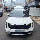 뉴서울낚시 | 신차 더뉴카니발 KA4 화이트펄 코토 일체형 루프박스 윈드가드 대중적인 조합