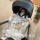 카카오블루 | 아뜰리에슈 카루젤 블루 블랭킷 출산선물 세탁 후기(카카오톡 선물하기 포장 비추)