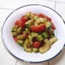 오이토마토 샐러드 만들기 지중해식 토마토오이샐러드 레시피 이미지