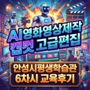 생성 AI 활용 영화제작 전문가 과정 | AI영상제작 후반작업의 모든 것 , 안성시평생학습관 AI영화영상제작과정 6차시 교육후기