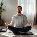 바른 자세 요가 이미지