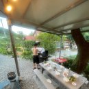 스테이산들펜션 계곡 수영장 단체 가족 이미지