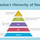 Maslow’s Theory of the Hierarchy of Needs 이미지