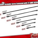 [써펀트코리아] Black Color Lockable Servo Extension with 22 AWG heavy wires (#EA 이미지