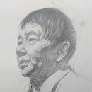 연필인물화 이미지