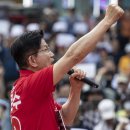 이재명 하락 45%, 김문수 상승 36%, 이준석 10%한 자릿수 첫 접근 이미지