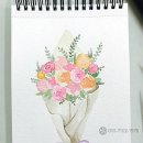 수채 일러스트 이미지