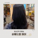 왕십리 미용실 톤다운 염색 신설동 살롱드엘