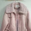 나인 핑크 무스탕(55~66 거의 새제품) ab플러스 더블 코트 이미지