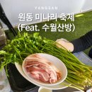 수월산방 | 양산 원동 미나리축제 기본정보 수월산방 솔직후기