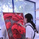재미있는 달걀물감 아트 템페라 창작미술 | 성인취미미술 학원, 그림 못 그리던 저도 그림 시작했어요