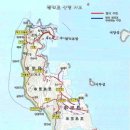 등산코스 : 관리도항 - 데크 - 작은깃대봉 - 전망대 - 깃대봉 - 전망바위 - 구멍바위(천공굴) - 장장불...