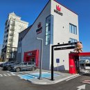 한국맥도날드 부산명지DT | 명지 오션시티 카페 할리스 낙동강 뷰와 넓은 주차장