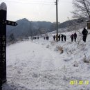 정선군 조양산과 기우산 이미지