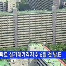 아파트 실거래가격지수 6월 첫 발표 이미지