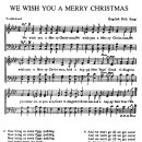 성탄 캐롤..We wish you a Merry Christmas/영어가사악보 이미지