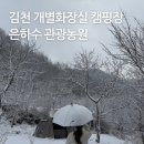 김천 은하수관광농원 캠핑 | 개별화장실 조용한 계곡 캠핑장 6번사이트