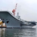 China Starts Aircraft Carrier Sea Trial-wsj 8/10 ; 중국 최초 항공모함 시험 취항, 미국과 아시아,태평양 헤제모니 경쟁 이미지