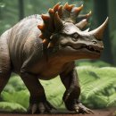 트리케라톱스-1 | 트리케라톱스: 중생대의 장엄한 초식 공룡 이야기
