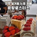 진주 평거동 딸기초코모카케이크 맛집 "르망로스터스"후기 / 핸드드립 커피
