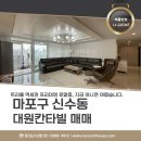 대원세탁 | 마포 신수동 대원칸타빌 아파트 매매 광흥창역 트리플역세권 정남향 고층 리모델링 로얄층 LX225347