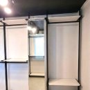 민락동 행정복지센터 | 부산 민락 주택 드레스룸 싼 게 비지떡 잘못된 시공 피하는 법 (블랙&amp;화이트 ㄷ자)