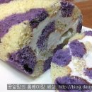 보라빛케이크