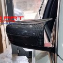 G30 LCI 카본 파츠 (미러/프론트립/루프스포일러/에어브리더) + M퍼포먼스룩 카본 쿼드팁 작업 이미지