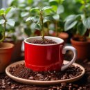 커피 찌꺼기로 아파트 정원 살린다? 이미지