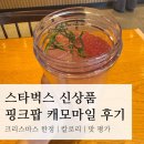 핑크팝 | 스타벅스 핑크 팝 캐모마일 릴렉서 후기 | 크리스마스 한정, 신상품, 칼로리, 솔직 맛평가, 월리 굿즈...